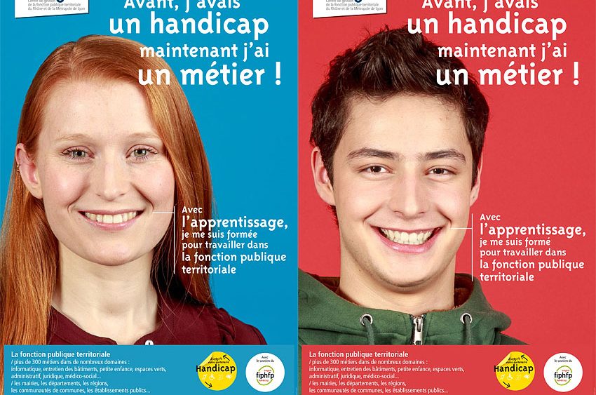 Campagne Publicitaire Apprentissage et Handicap