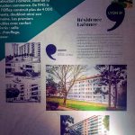 Une scénographie intéressante : Panneaux Résidences Grand Lyon Habitat à l'occasion des 100 ans